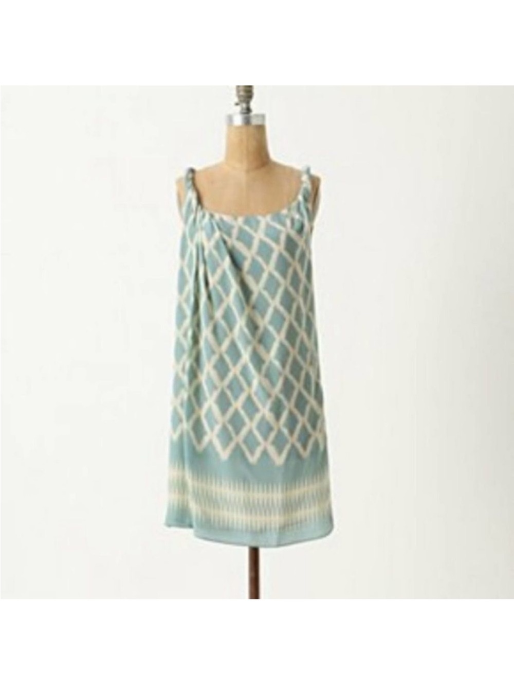 Anthropologie Moulinette Soeurs interstellar blue silk size 6